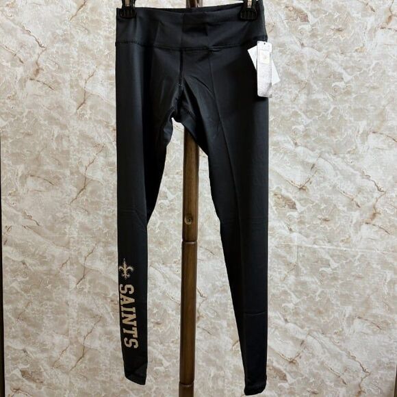 NFL Pants - New Orleans Saints Women's Solid Wordmark Legging - Size S
